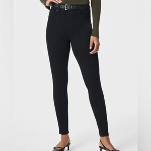 Spanx Black Skinny Jeans, size XL Petite